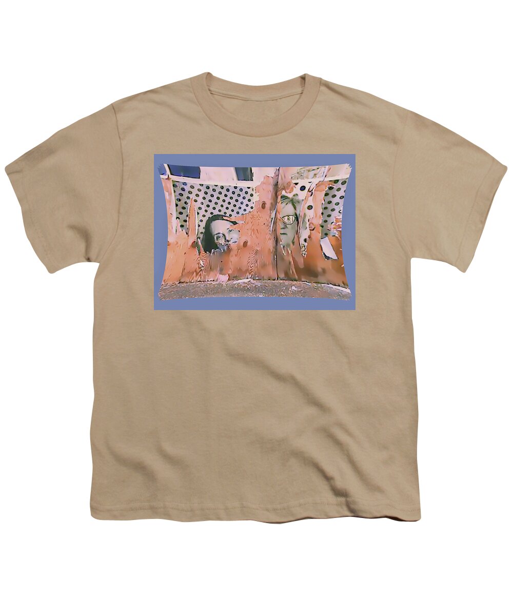 Modern Art Youth T-Shirt featuring the photograph Family Wash by Edward Shmunes