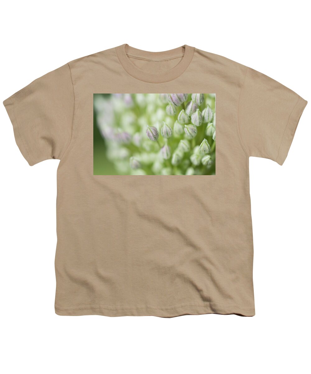 Garlic Youth T-Shirt featuring the photograph Garlic flower by Andrew Lalchan