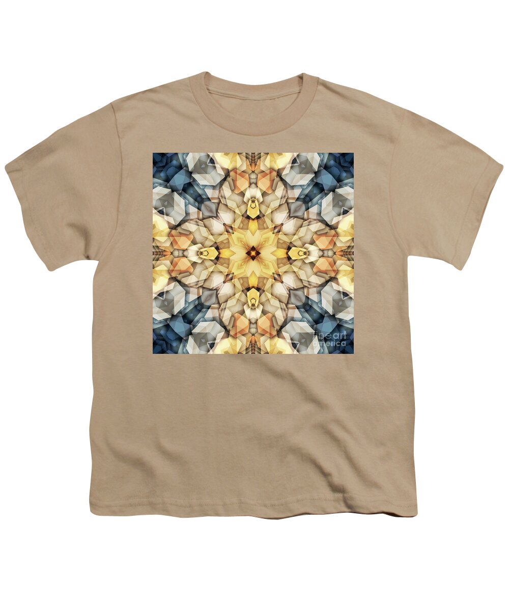 Geometry Youth T-Shirt featuring the digital art Layers of Geometry by Phil Perkins