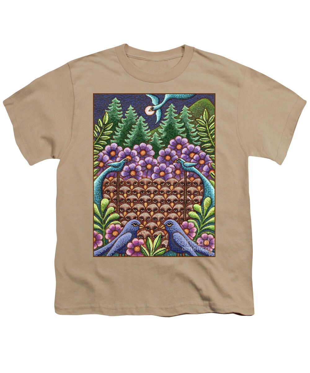 Bird Youth T-Shirt featuring the painting Midnight Summit by Amy E Fraser