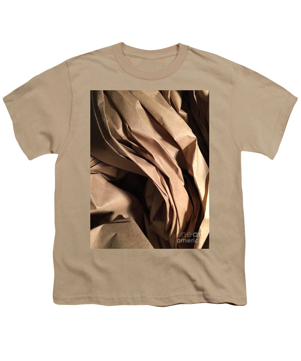 Swirls Youth T-Shirt featuring the photograph Paper Series 1-15 by J Doyne Miller