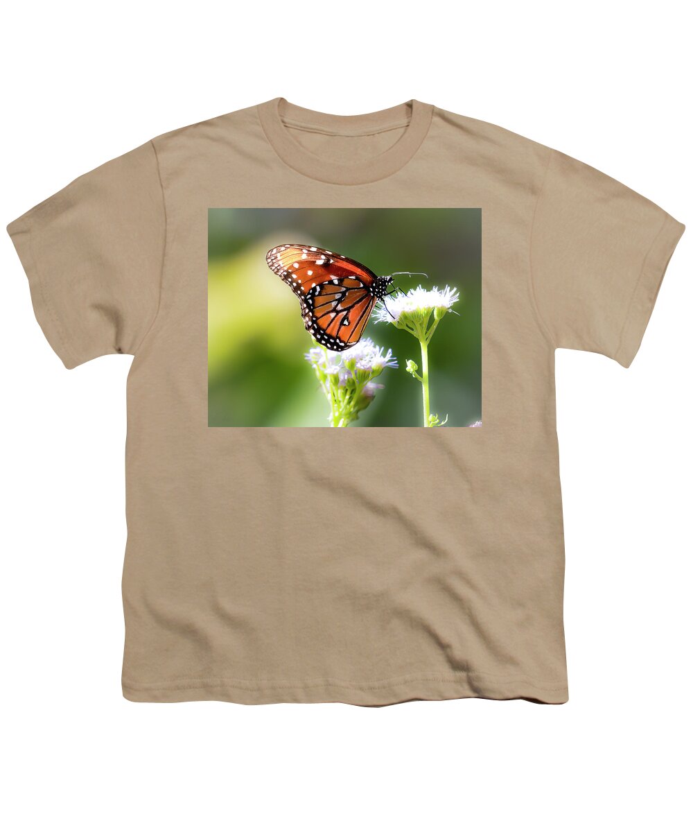 Queen Butterfly Youth T-Shirt featuring the photograph Queen for a Day by Cheri Freeman
