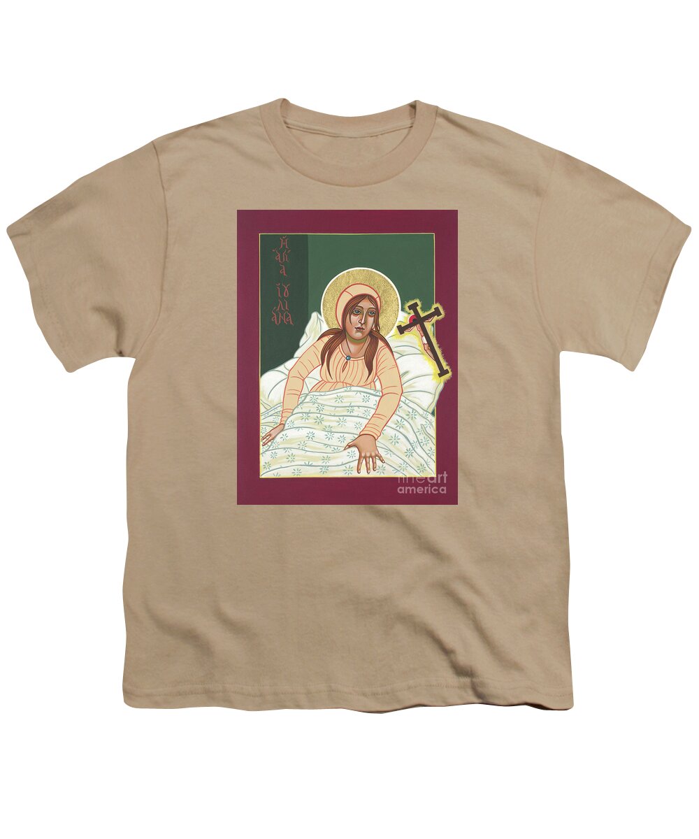 Revelations Of Julian Of Norwich Youth T-Shirt featuring the painting Revelations of Julian of Norwich 316 by William Hart McNichols