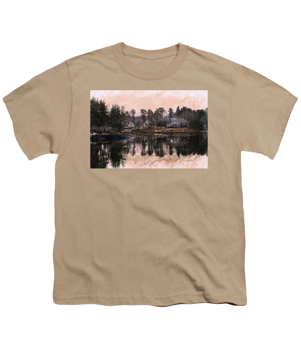  New Castle Youth T-Shirt featuring the photograph Sagamore Creek by Marcia Lee Jones