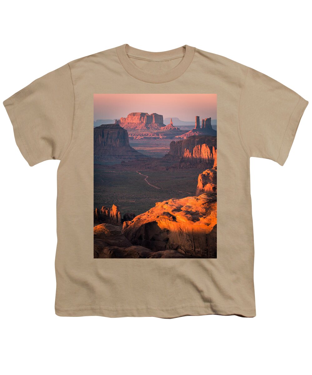 Buttes Youth T-Shirt featuring the photograph Spires and Mesas by Peter Boehringer