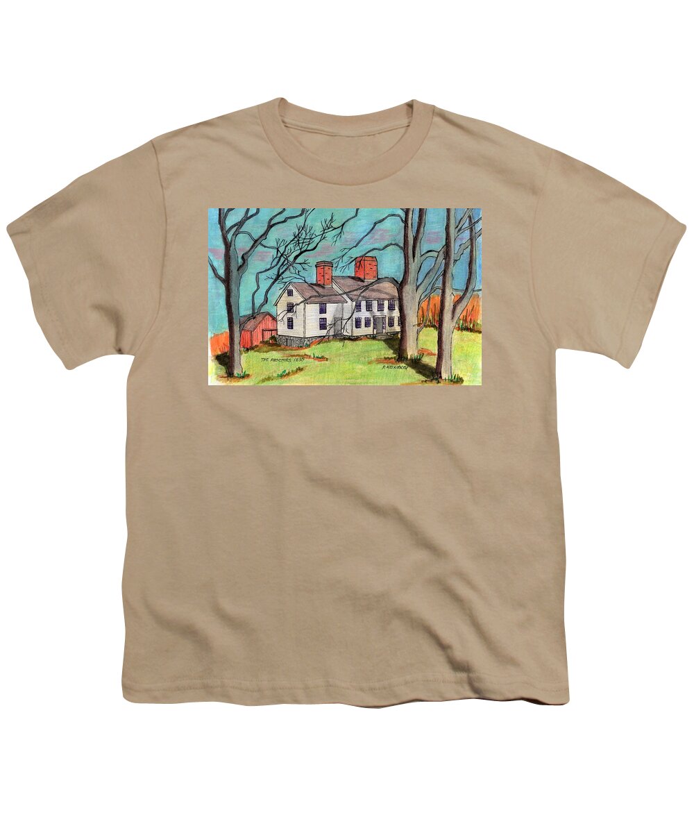Paul Meinerth Youth T-Shirt featuring the drawing The Proctors by Paul Meinerth