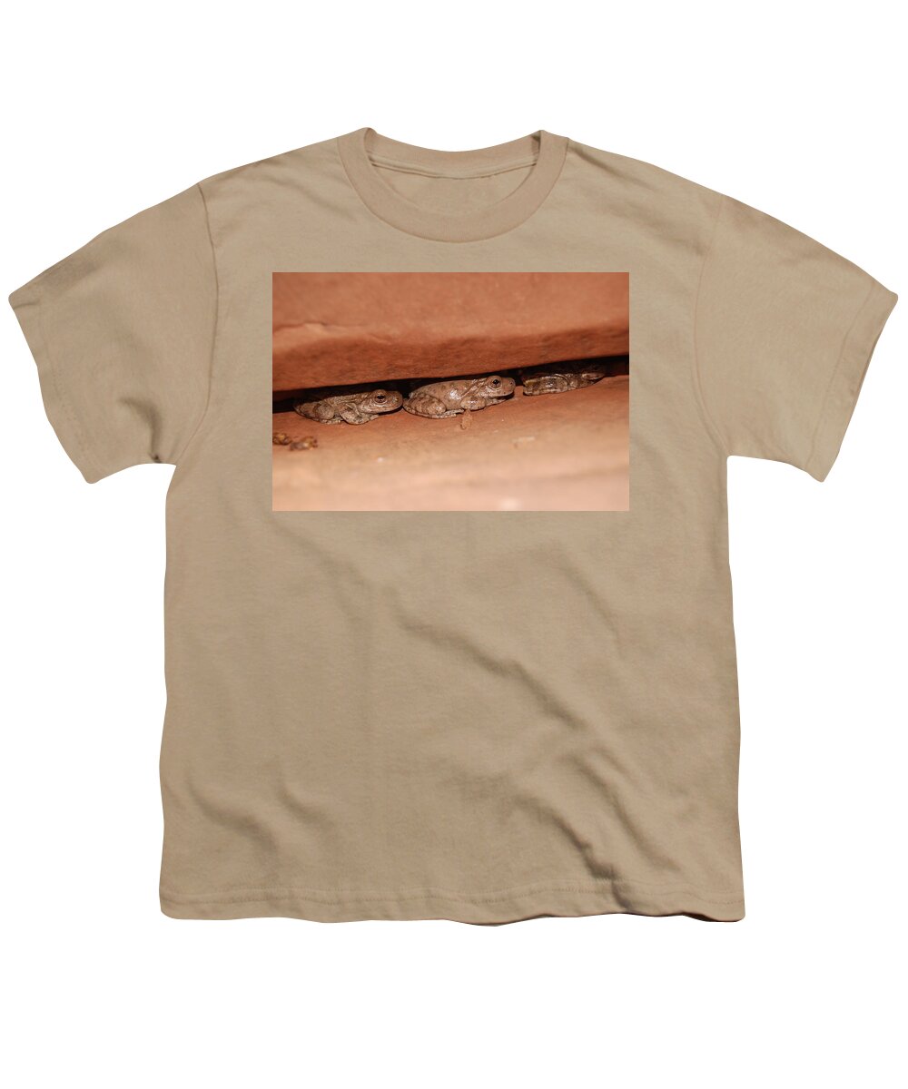 Frog Youth T-Shirt featuring the photograph Tree Frog Rendevous by Ben Foster