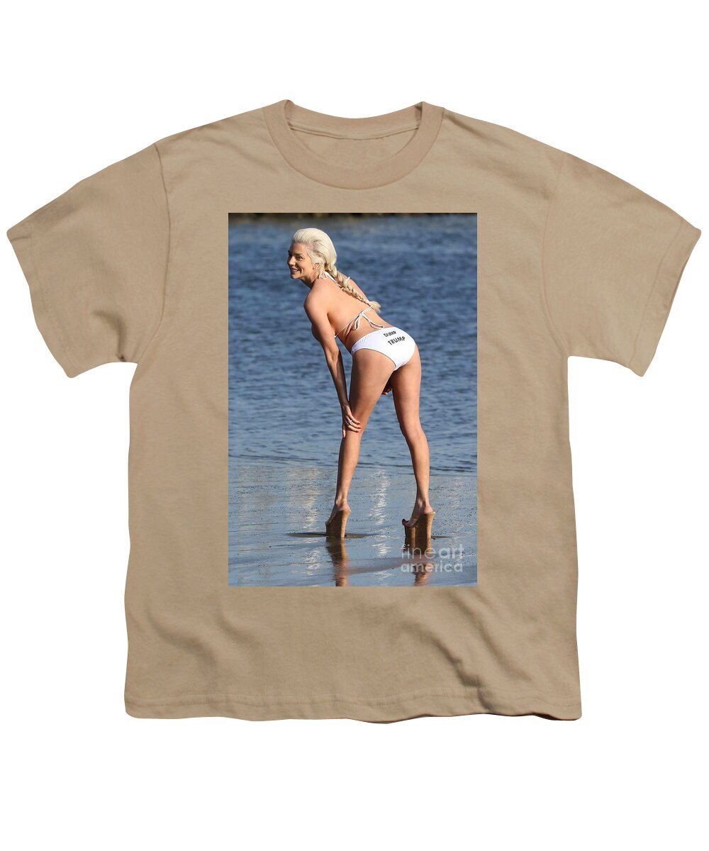 Trump Youth T-Shirt featuring the photograph Trump Girl 2 by Action