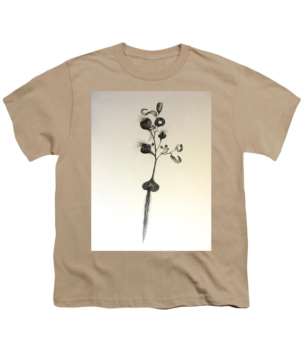 Seed Youth T-Shirt featuring the painting Watsonia cross Acacia by Franci Hepburn