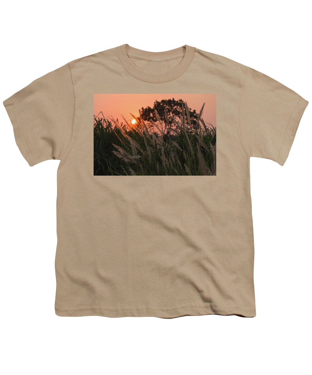 Pampas Grass Youth T-Shirt featuring the photograph Wild Essence by Josu Ozkaritz