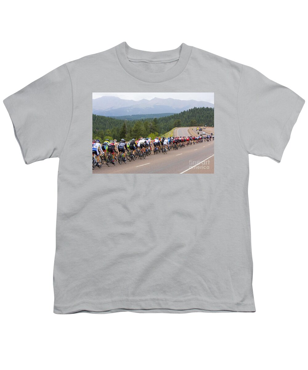 Usa Pro Cycling Challenge Youth T-Shirt featuring the photograph 2014 USA Pro Cycling Challenge #1 by Steven Krull