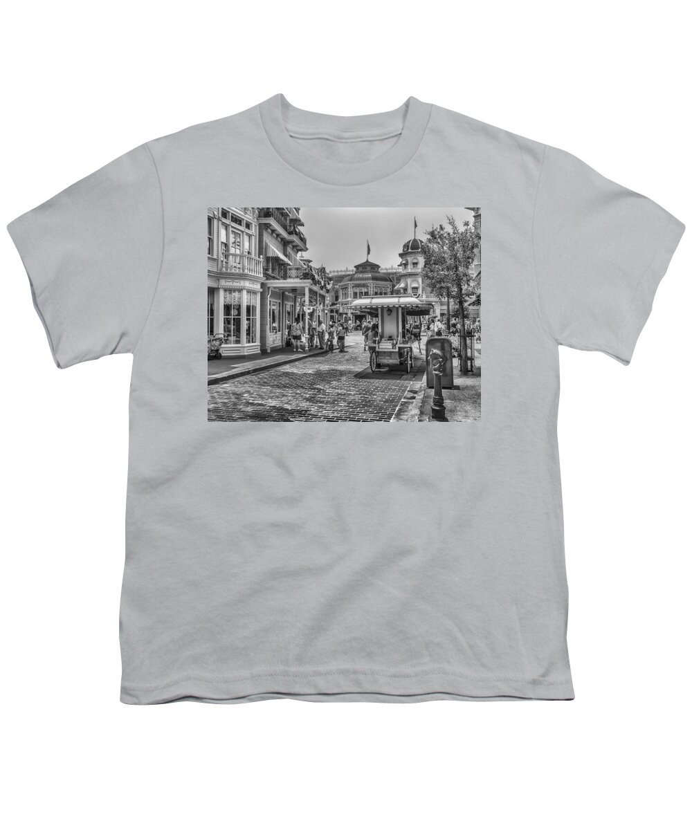 Hdr Youth T-Shirt featuring the photograph Off Main Street #1 by Howard Salmon