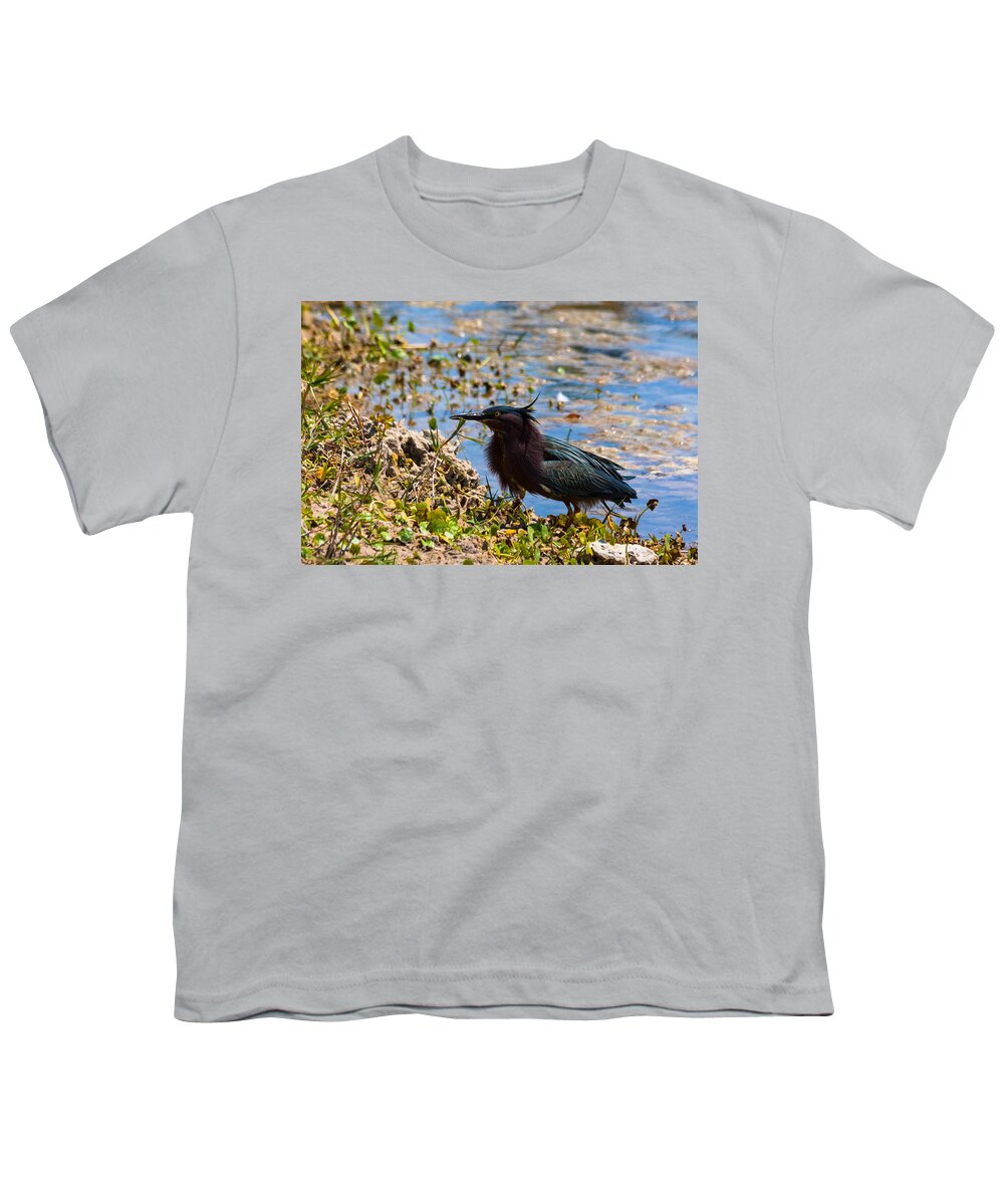 Bird Youth T-Shirt featuring the photograph After Fishing by Ed Gleichman