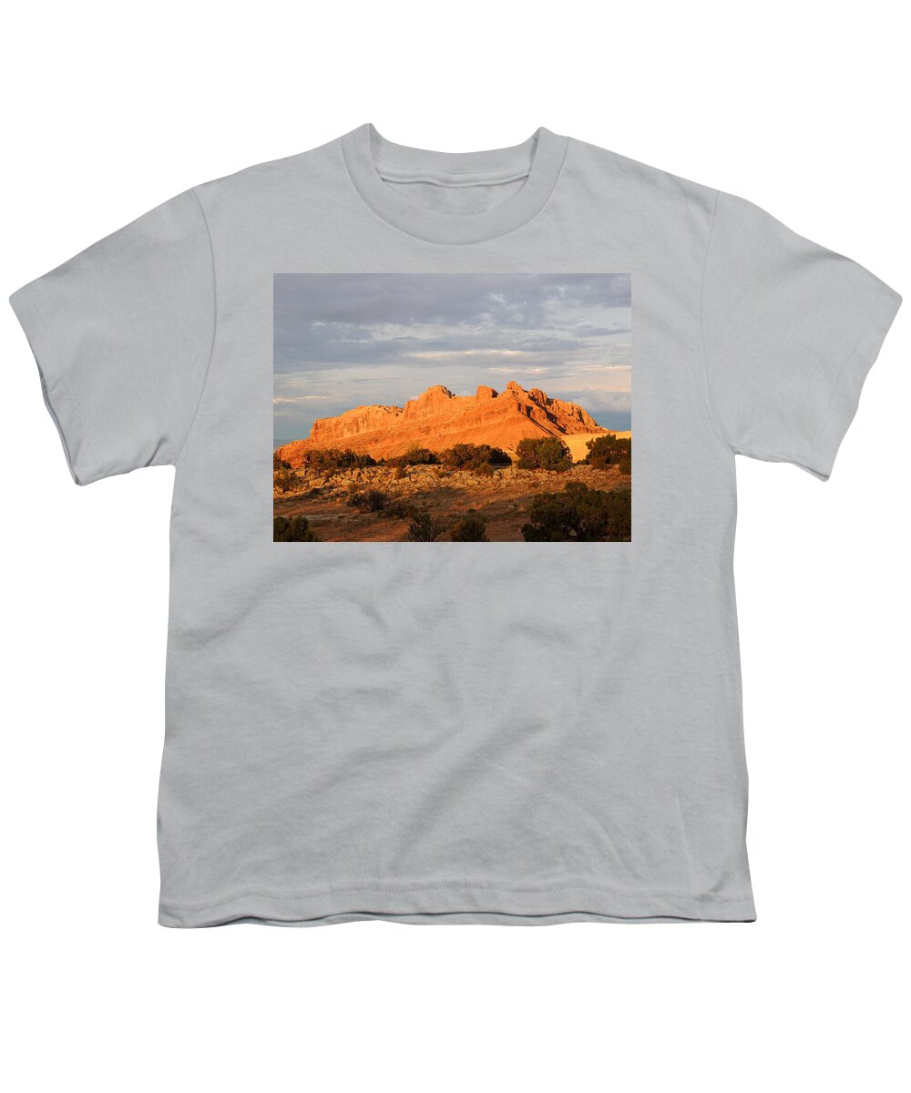 Utah Youth T-Shirt featuring the photograph Black Dragon Canyon 6770 by Andrew Chambers