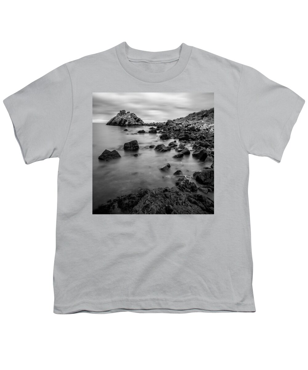 Cairncastle Youth T-Shirt featuring the photograph Cairncastle Ruin by Nigel R Bell