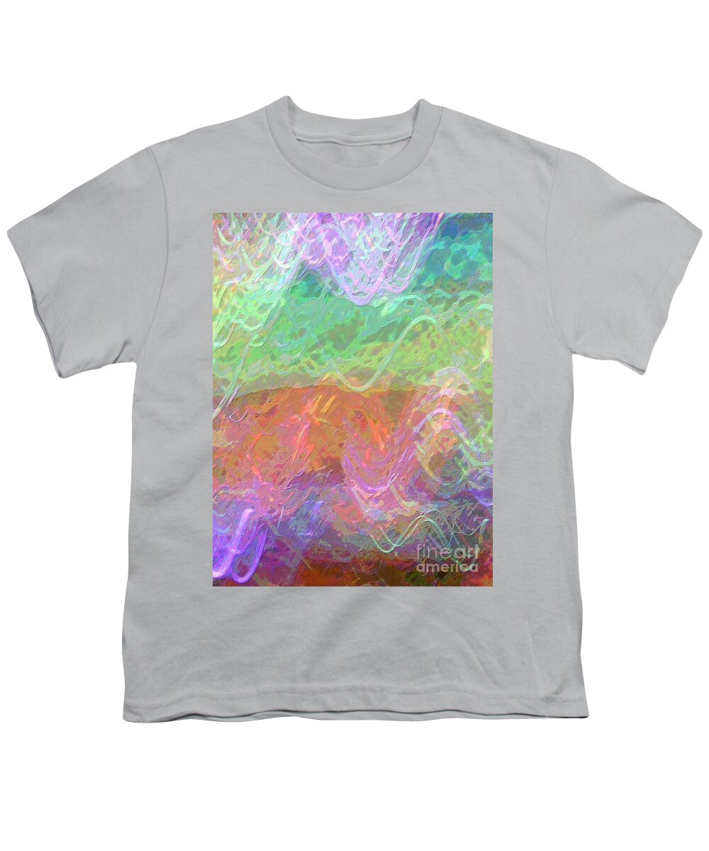 Celeritas Youth T-Shirt featuring the mixed media Celeritas 48 by Leigh Eldred