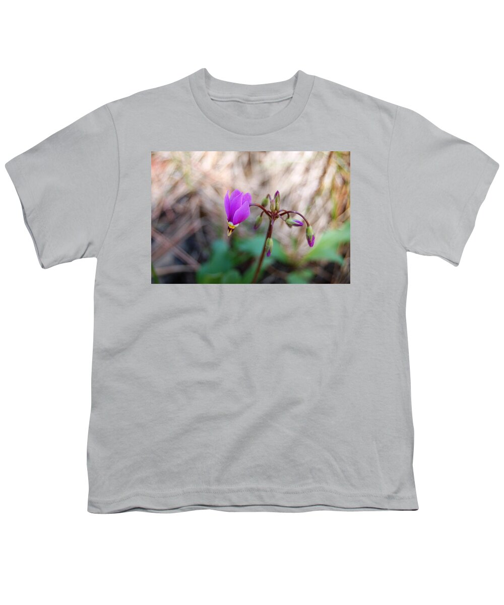 Dakota Youth T-Shirt featuring the photograph Darkthroat Shootingstar by Greni Graph