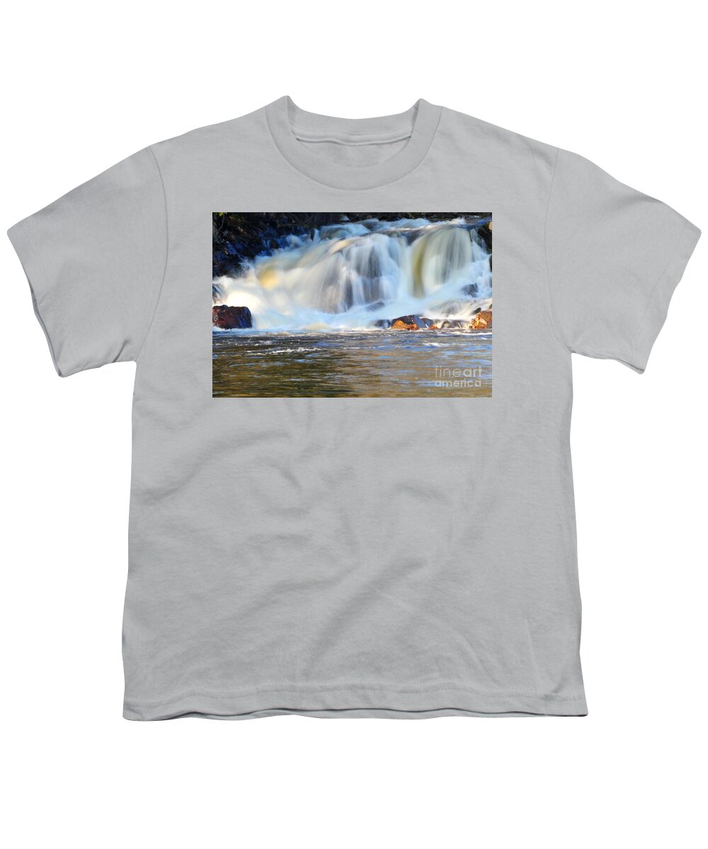 Water_falls Youth T-Shirt featuring the photograph Falls by Randi Grace Nilsberg
