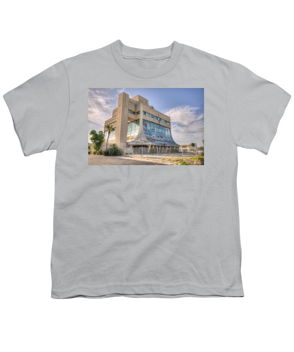 Bradford Martin Youth T-Shirt featuring the photograph Glass Bank in Cocoa Beach-Shattered by Bradford Martin