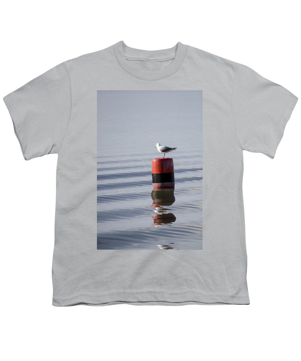 Sand Youth T-Shirt featuring the photograph Gull by Spikey Mouse Photography
