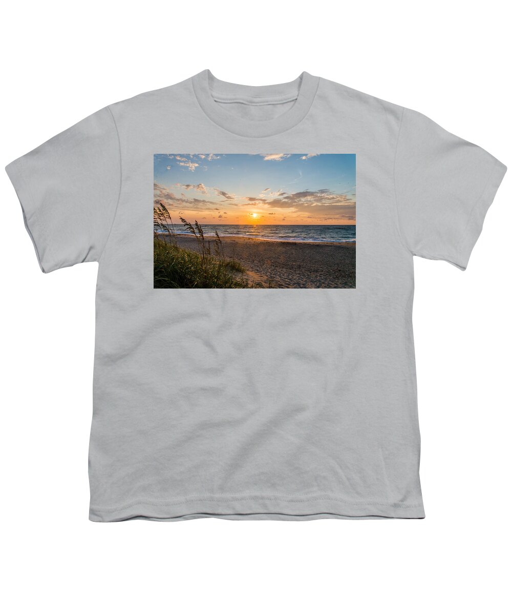 Cape Youth T-Shirt featuring the photograph Hatteras Sunrise by Stacy Abbott