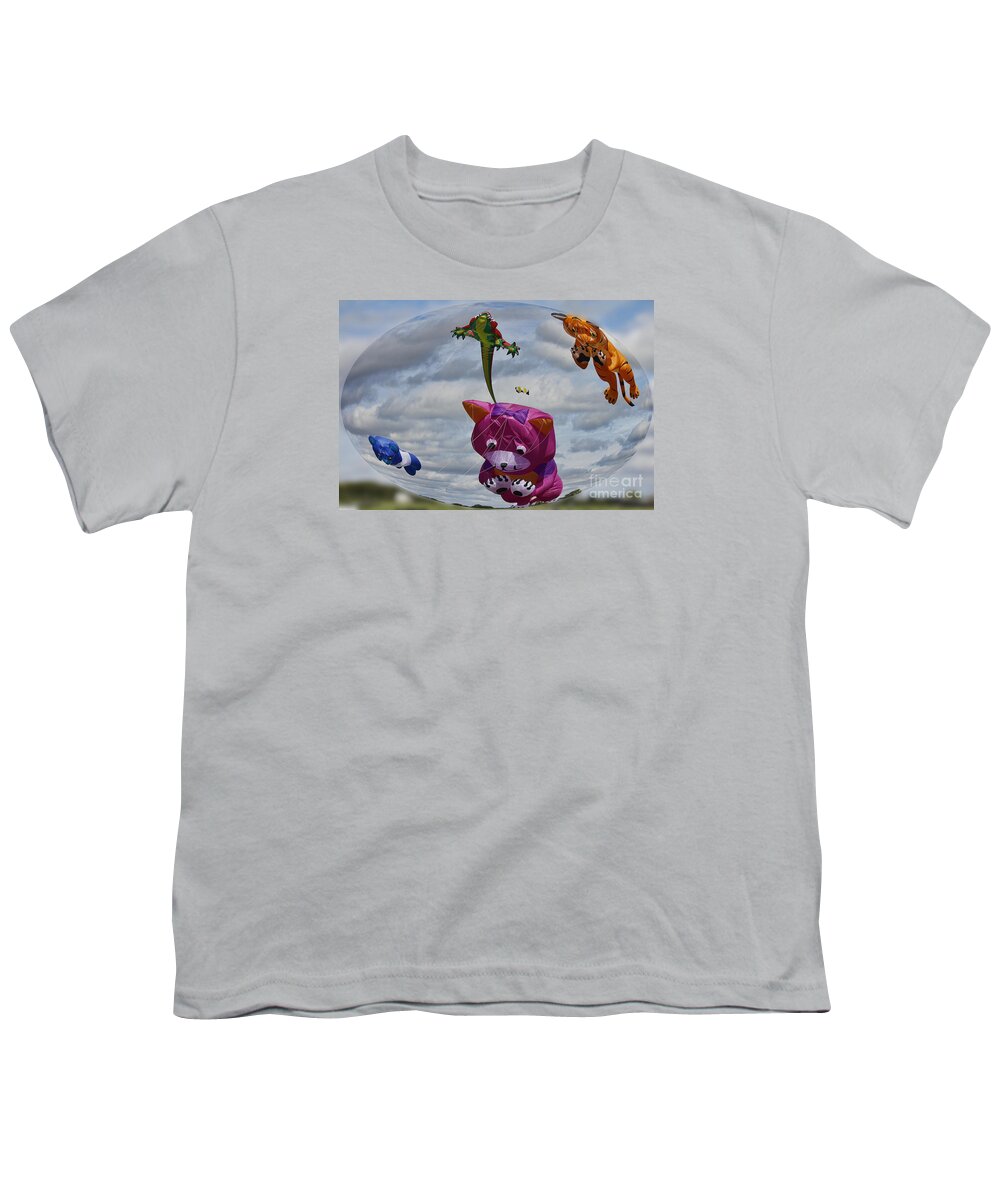 Clare Bambers Youth T-Shirt featuring the photograph High in the Sky by Clare Bambers