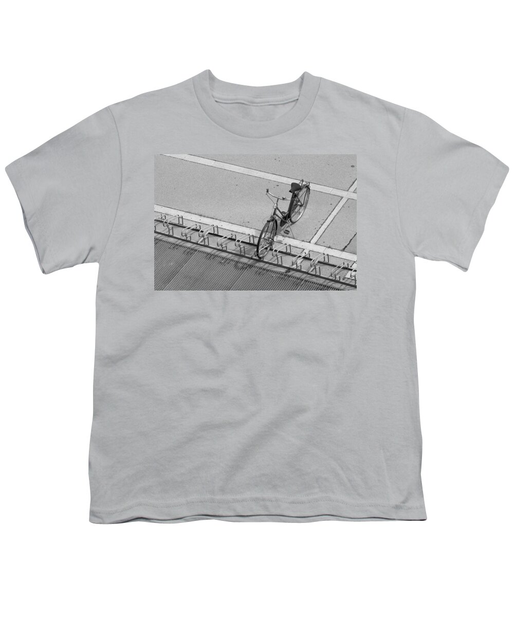 Bicycle Youth T-Shirt featuring the photograph Lonely Bicycle by Andreas Berthold