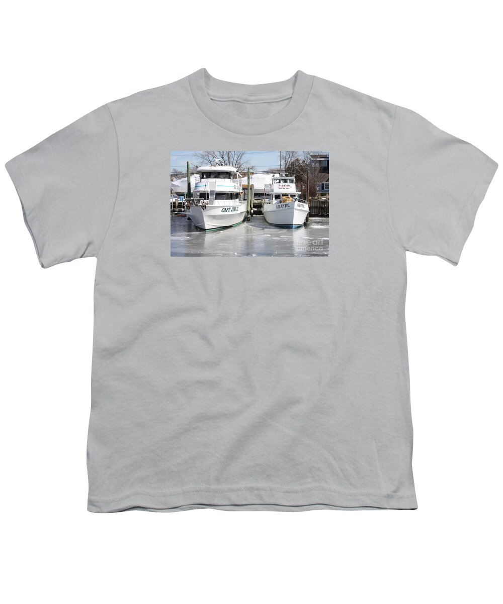 Long Island Freeze Youth T-Shirt featuring the photograph Long Island Freeze by John Telfer