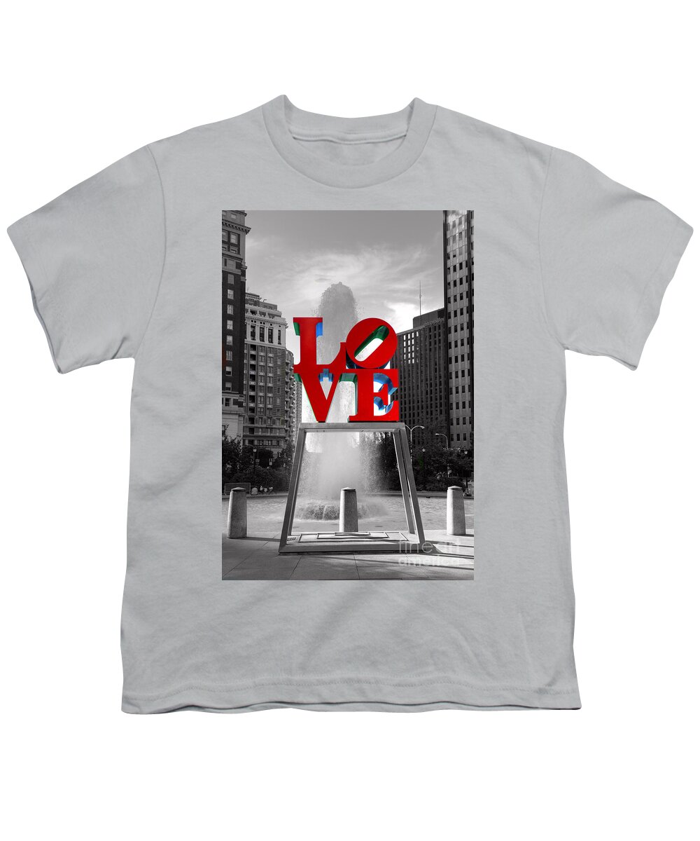 Paul Ward Youth T-Shirt featuring the photograph Love isn't always black and white by Paul Ward