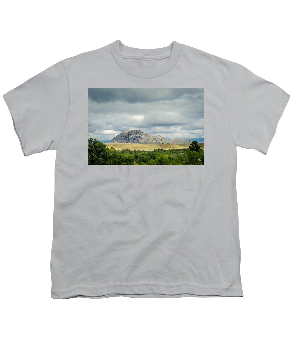 Dakota Youth T-Shirt featuring the photograph Matho Paha by Greni Graph