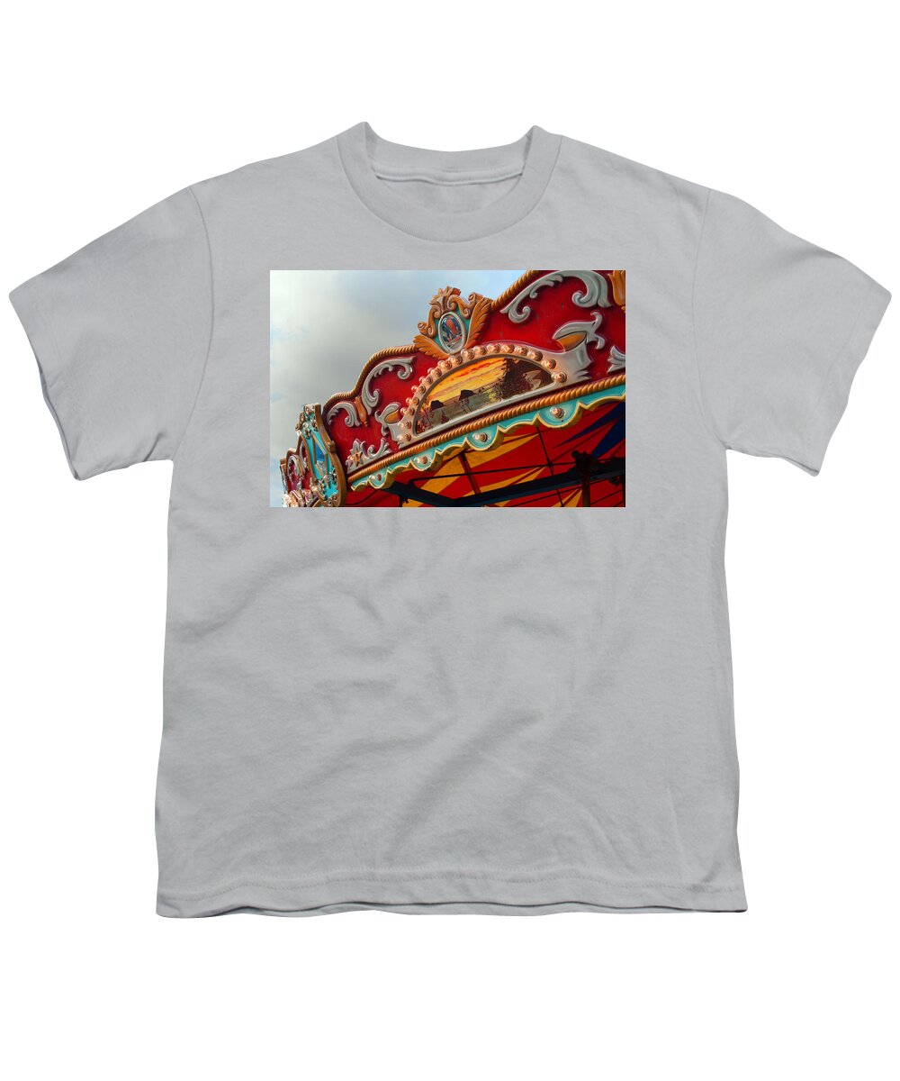 Kimberton Fair Youth T-Shirt featuring the photograph Merry-Go-Round by Michael Porchik