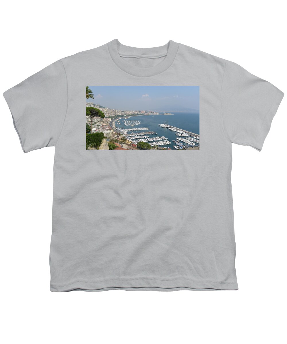 Napoli Youth T-Shirt featuring the photograph Napoli by Nora Boghossian