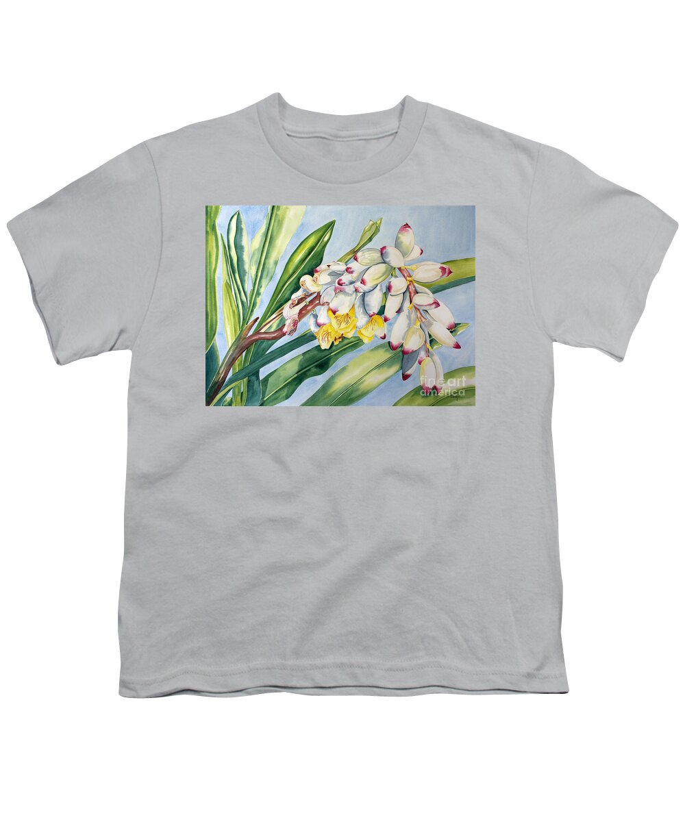 Pods Youth T-Shirt featuring the painting Poppin Out III by Kandyce Waltensperger