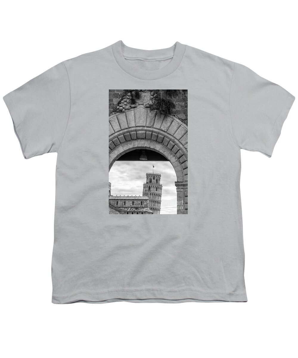 Pisa Youth T-Shirt featuring the photograph Porta di Pisa by Prints of Italy