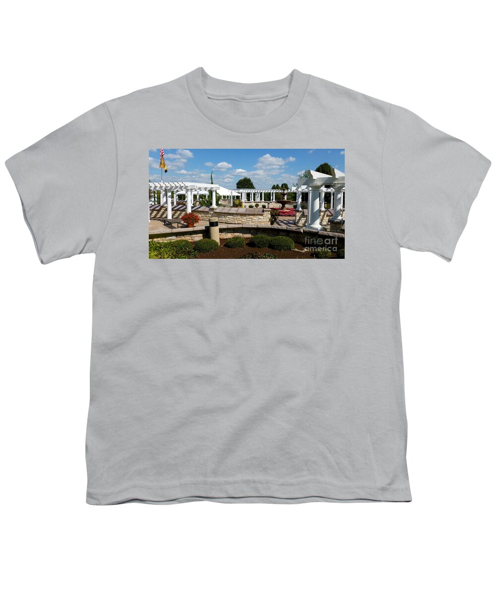 Friendship Youth T-Shirt featuring the photograph Purcell Friendship Garden by Mark Dodd