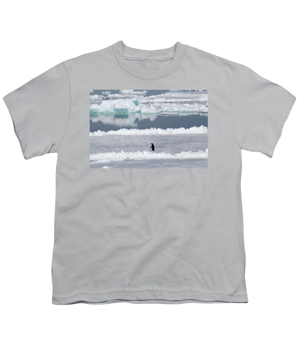 Ice Youth T-Shirt featuring the photograph Solitude by Ginny Barklow