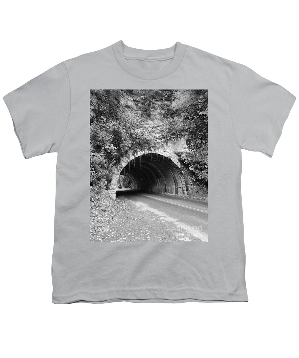 Tennessee Youth T-Shirt featuring the photograph Tennessee Mountain Tunnel by Phil Perkins