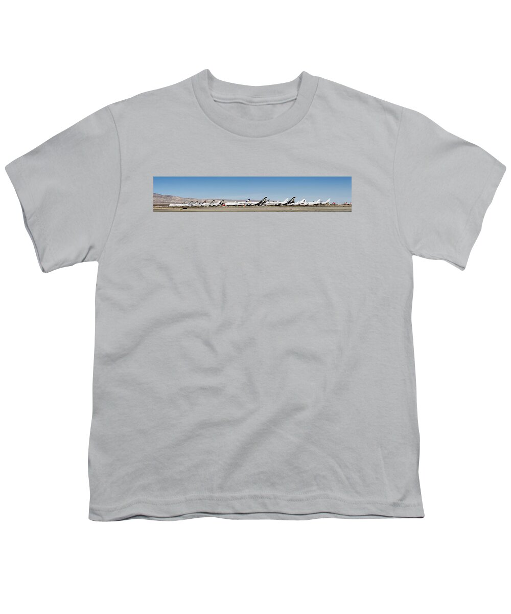 Airports Youth T-Shirt featuring the photograph The Boneyard by Jim Thompson