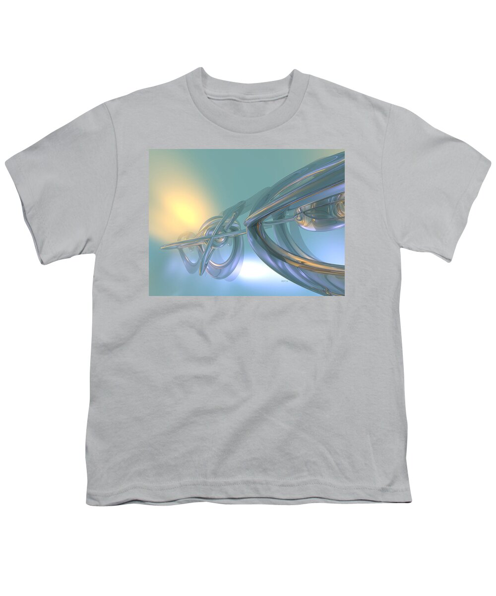 Time Travel Youth T-Shirt featuring the digital art Traveling Through Time by Phil Perkins