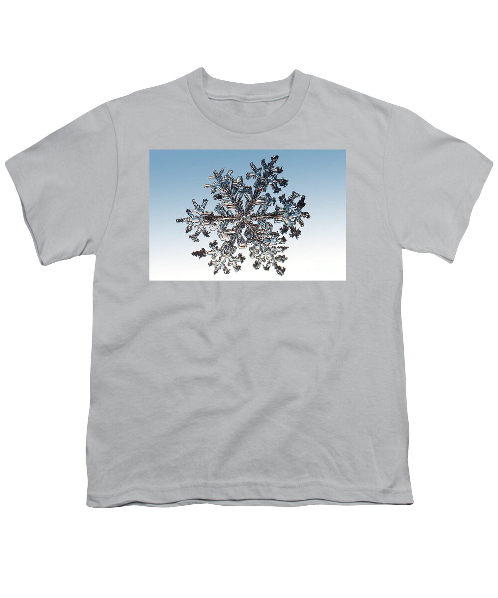 Snowflake Youth T-Shirt featuring the photograph Snowflake #175 by Ted Kinsman