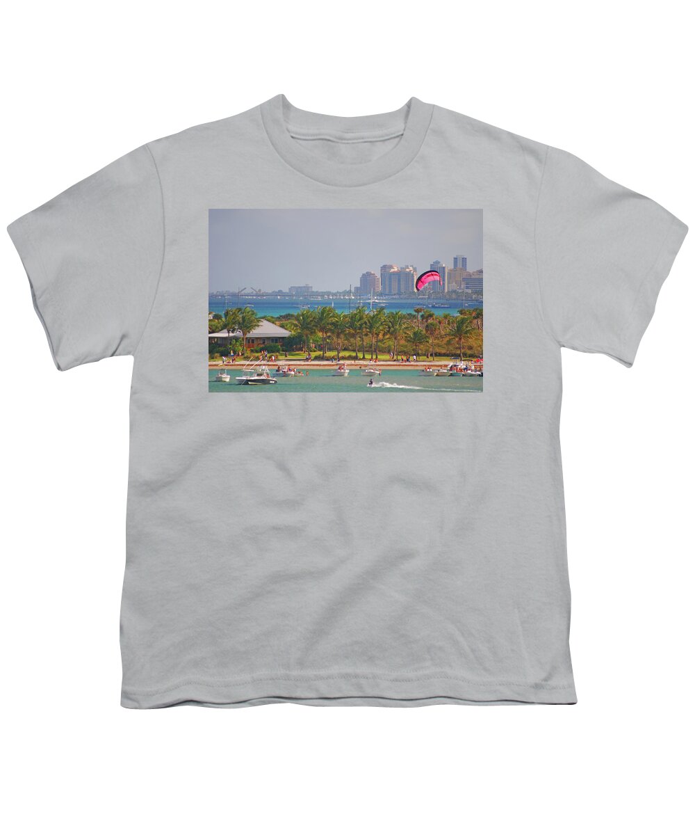 Peanut Island Youth T-Shirt featuring the photograph 46- Urban Escape by Joseph Keane