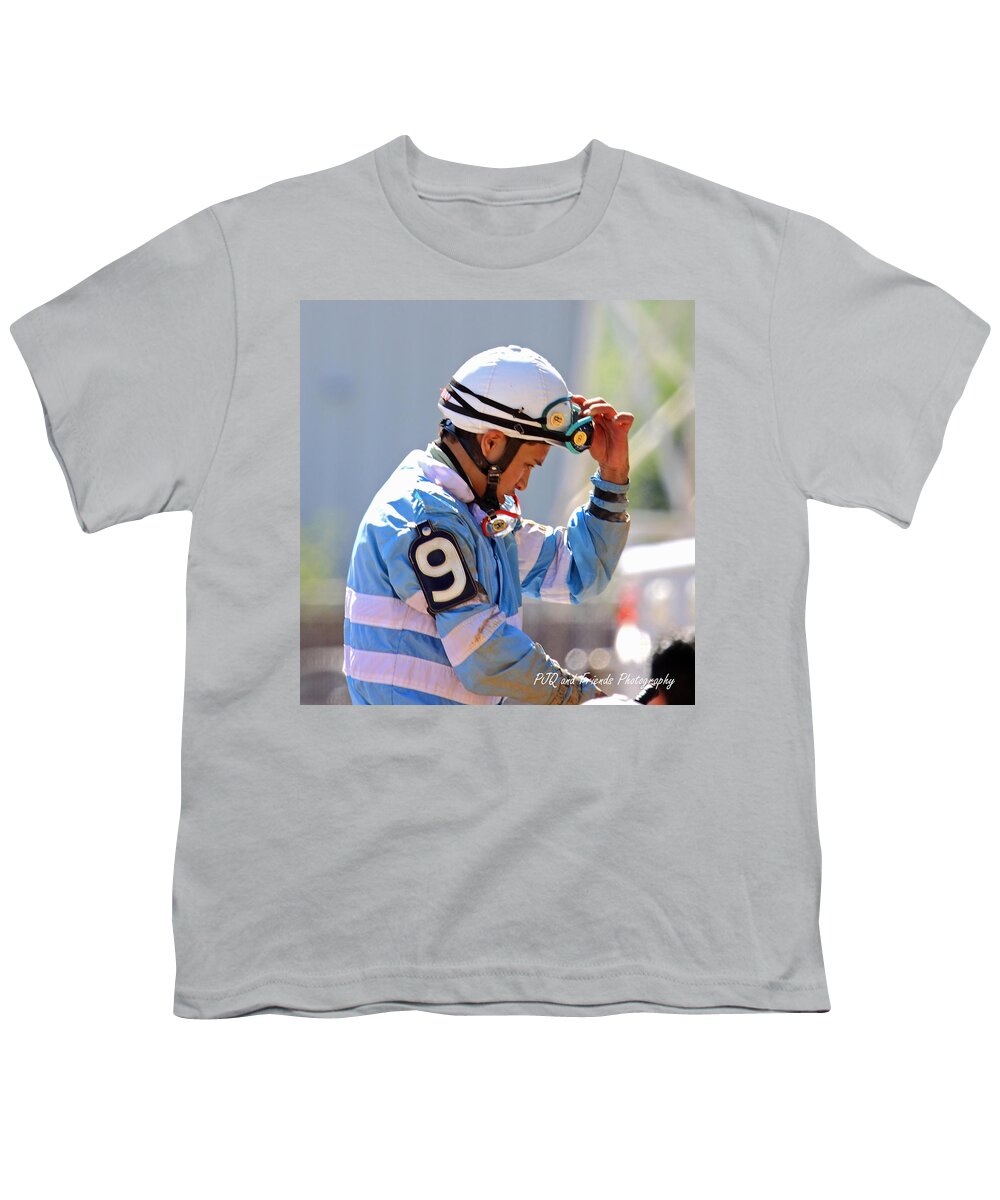  Youth T-Shirt featuring the photograph 'Albin Jiminez Jockey' by PJQandFriends Photography