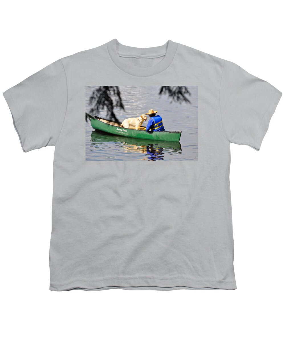 Dog Youth T-Shirt featuring the photograph Mans Best Friend by Glenn Gordon