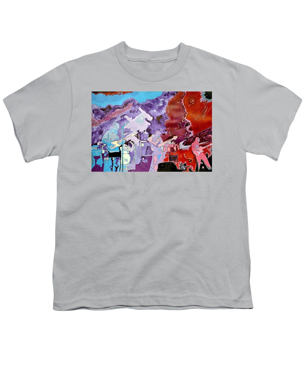 Music Youth T-Shirt featuring the painting Umphreys Trip by Patricia Arroyo