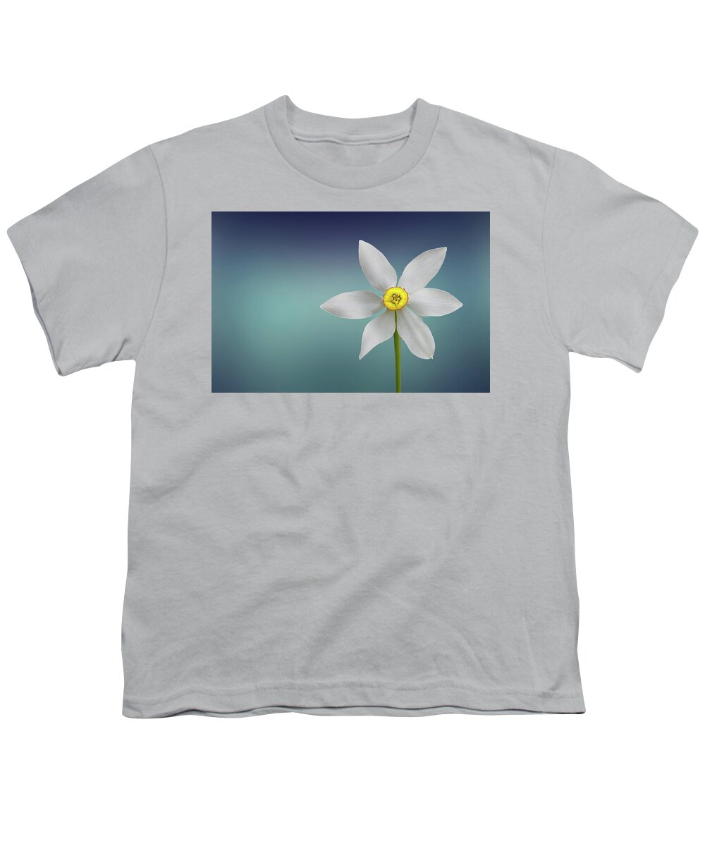 Clock Youth T-Shirt featuring the photograph Flower Paradise #1 by Bess Hamiti