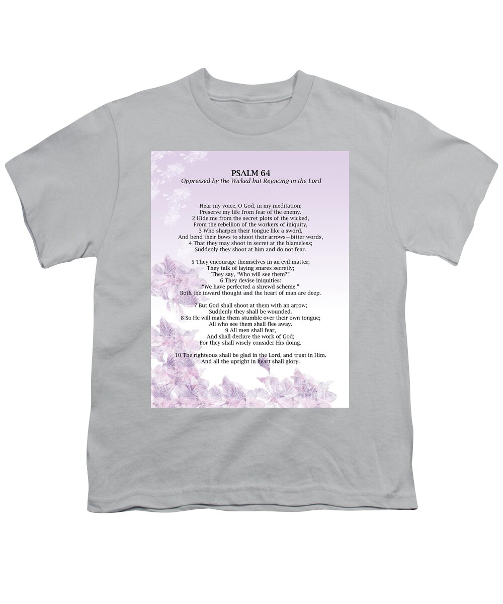 Psalm 64 Youth T-Shirt featuring the painting Psalm 64 #1 by Trilby Cole