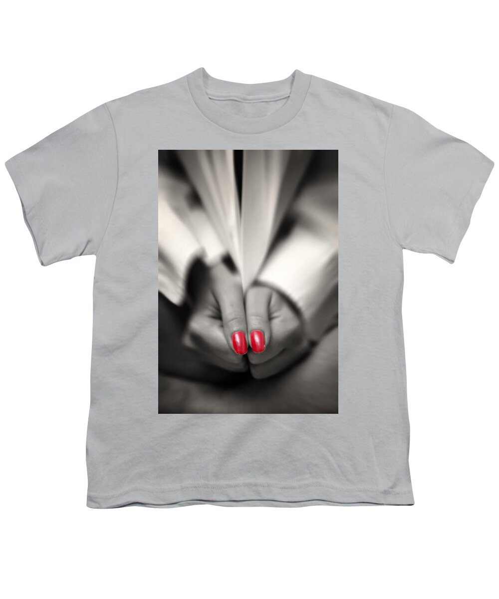 Readult Youth T-Shirt featuring the photograph Red Is My Color by Stelios Kleanthous