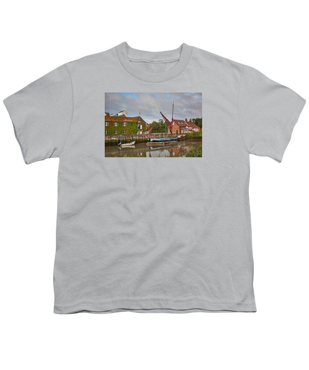 Sailing Boats Youth T-Shirt featuring the photograph Snape Maltings #1 by Ralph Muir