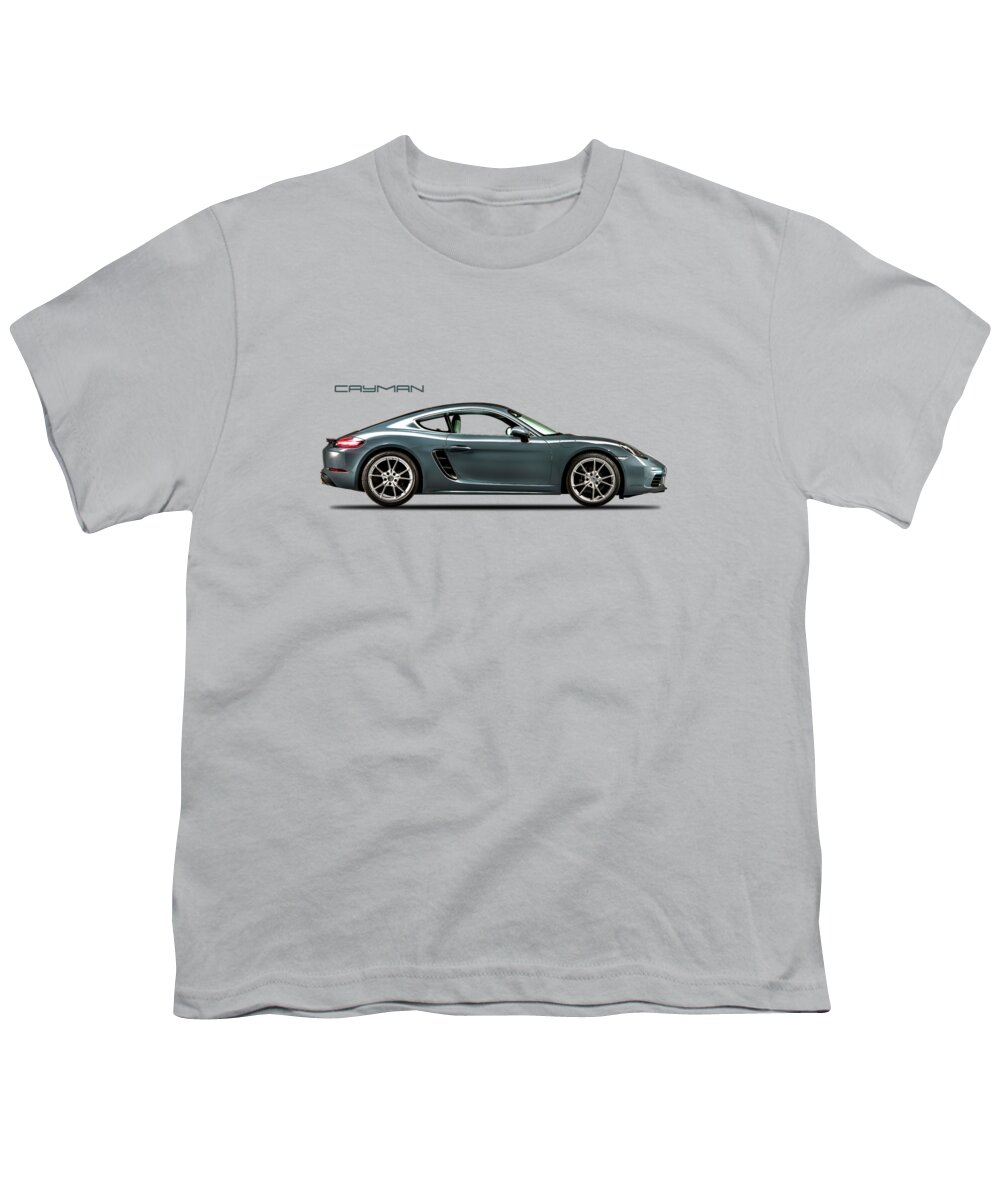 Porsche Cayman Youth T-Shirt featuring the photograph The Cayman #2 by Mark Rogan