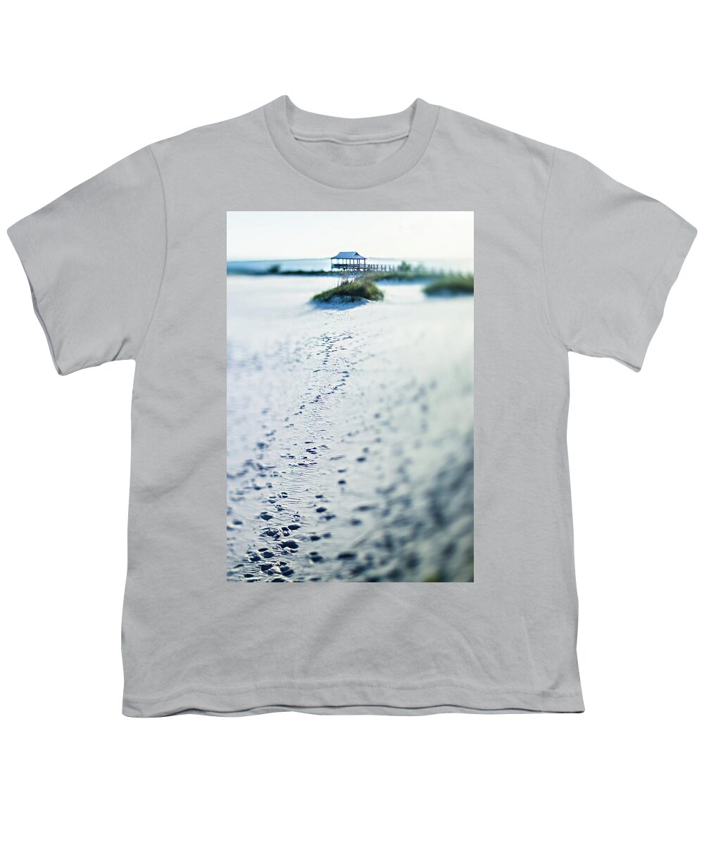 Beach Youth T-Shirt featuring the photograph Beach scenes on west boulevard in pass christian and henderson p #21 by Alex Grichenko